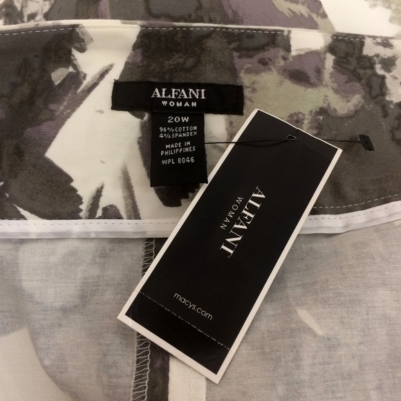 Alfani Woman Multi-color Floral Toss Skirt - Picture 5 of 8